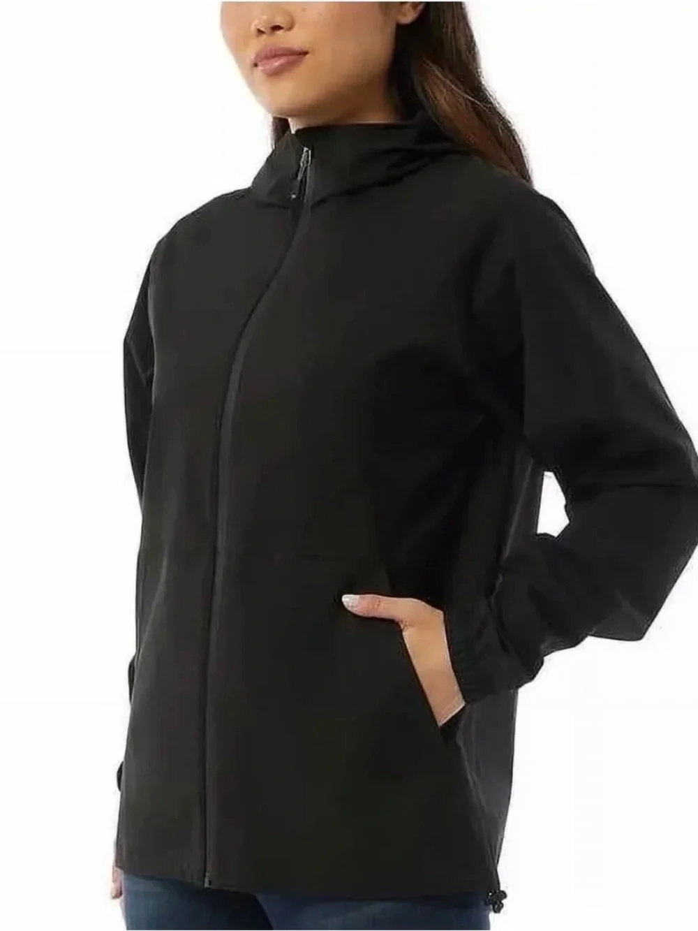 32 Degrees Cool Unisex Waterproof Rain Jacket Black S/M NIB - Picture 6 of 9